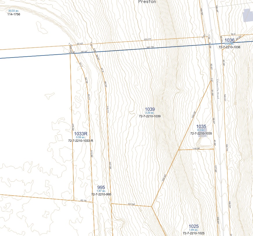 Ledyard topographic map for the Ledyard portion of 382 Route 2